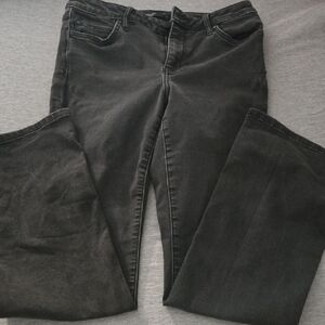 Vera Wang Charcoal Straight Leg Jeans